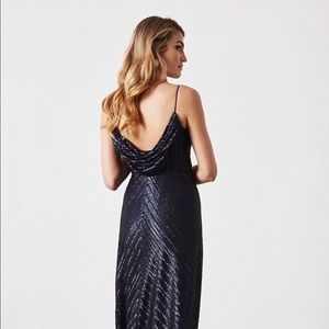 Weddington Way Florence navy blue sequin dress
